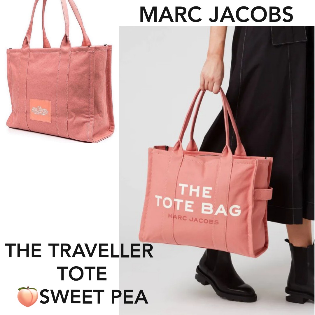 Marc Jacobs Traveller Sweet Pea Canvas Tote Bag in Pink