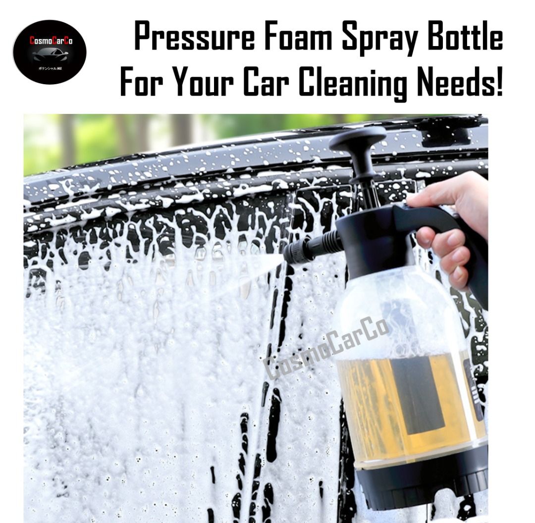 Cheap 2L Car Cleaning Foam Pot Washing Pressure Spray Bottle Air  Compression Pump Hand Pressurized Car Window Foam Sprayer