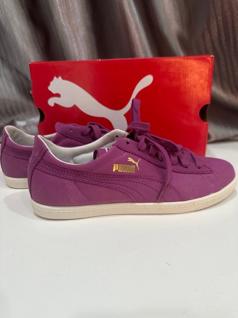 purple puma tennis shoes