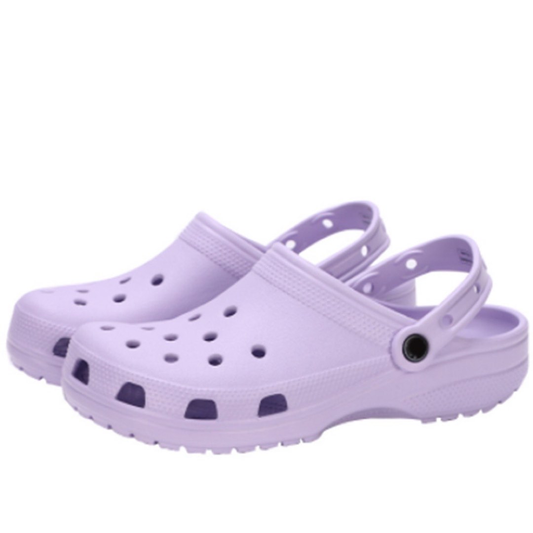 purple/lilac crocs clogs, Women's Fashion, Footwear, Flipflops and Slides  on Carousell