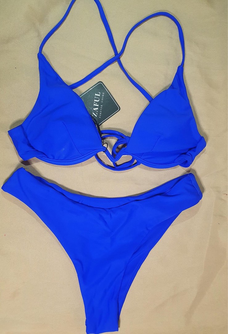 Royal Blue Bikini Womens Fashion Swimwear Bikinis And Swimsuits On Carousell 4252