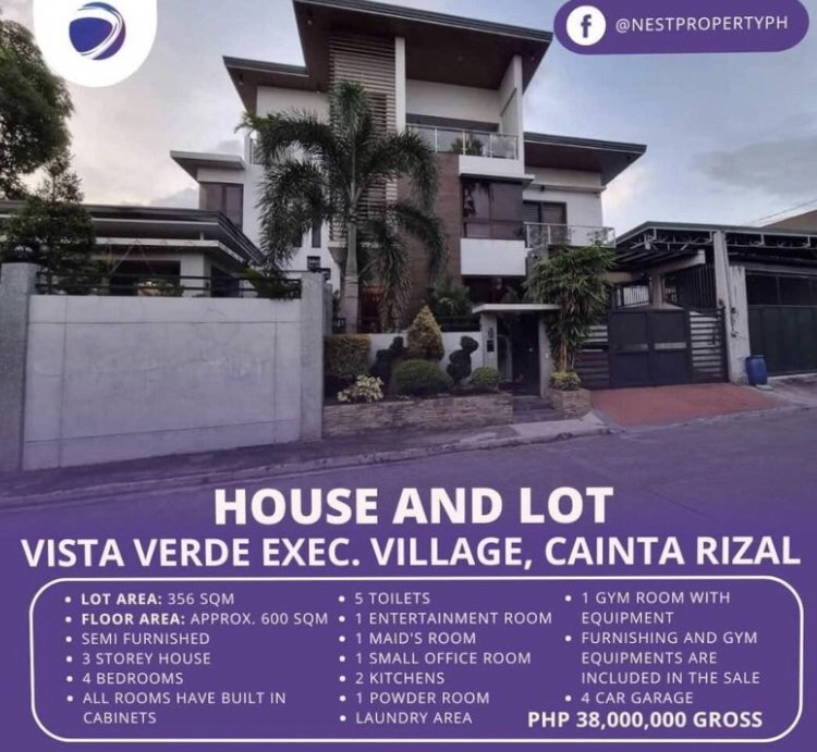 Rush Sale Vista Verde Exec. Village, Property, For Sale, House & Lot