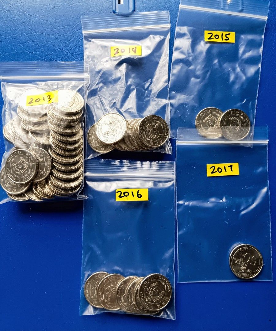 Singapore $1 and 50 cents Coin Wang Syiling Duit SGD $1 per coin all sold /  50¢ per coin 1.70 ( 2014 2015 2016 2017 sold ), Hobbies & Toys,  Collectibles & Memorabilia, Currency on Carousell
