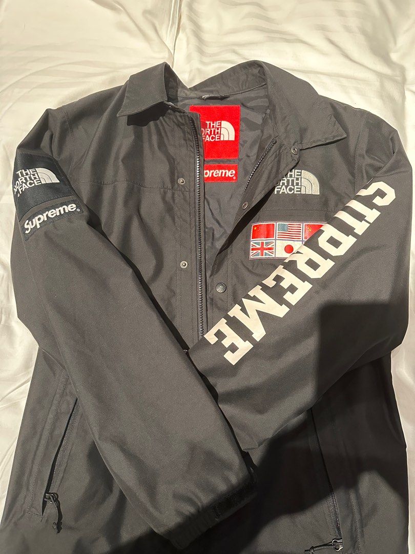 Supreme SS14 The North Face TNF Expedition Coaches Jacket Size Large Black