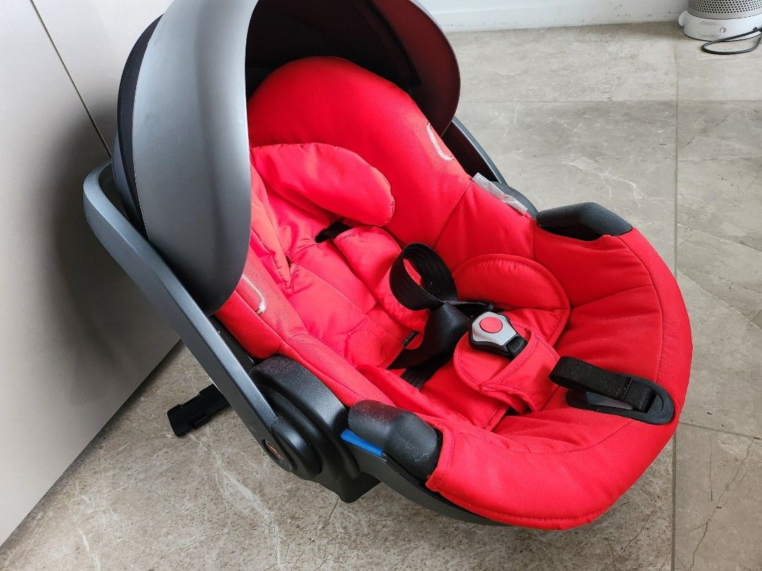 Stokke xplory x, izi go carseat + free cup holder, sun shade and