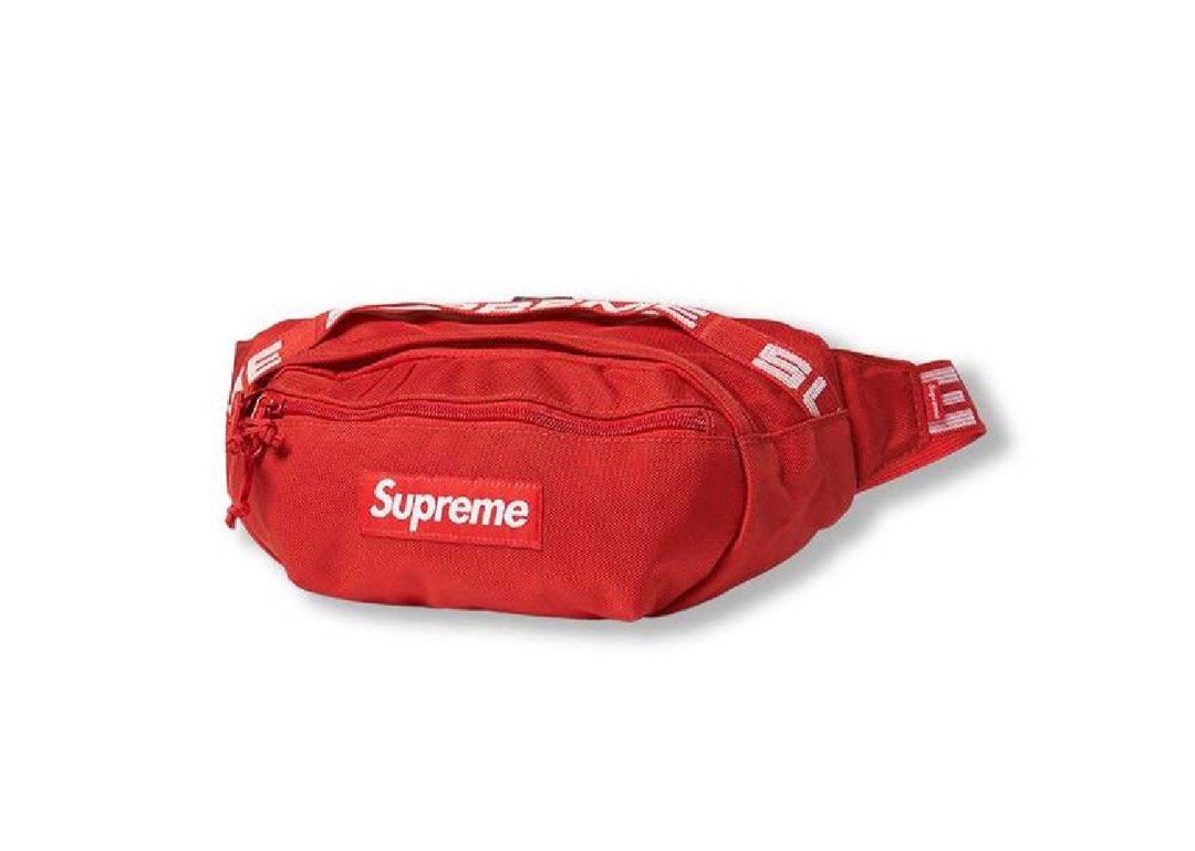 新品未使用】Supreme 18SS Waist Bag Red-