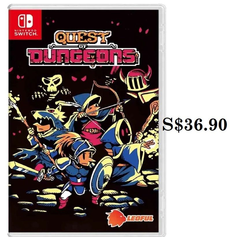 Switch Quest of Dungeon, Video Gaming, Video Games, Nintendo on Carousell