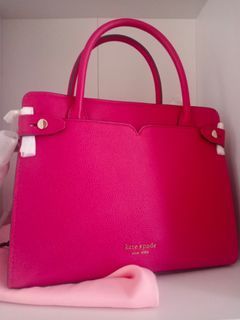 TAS KATE SPADE TAS PINK TAS FUSCHIA TAS KULIT