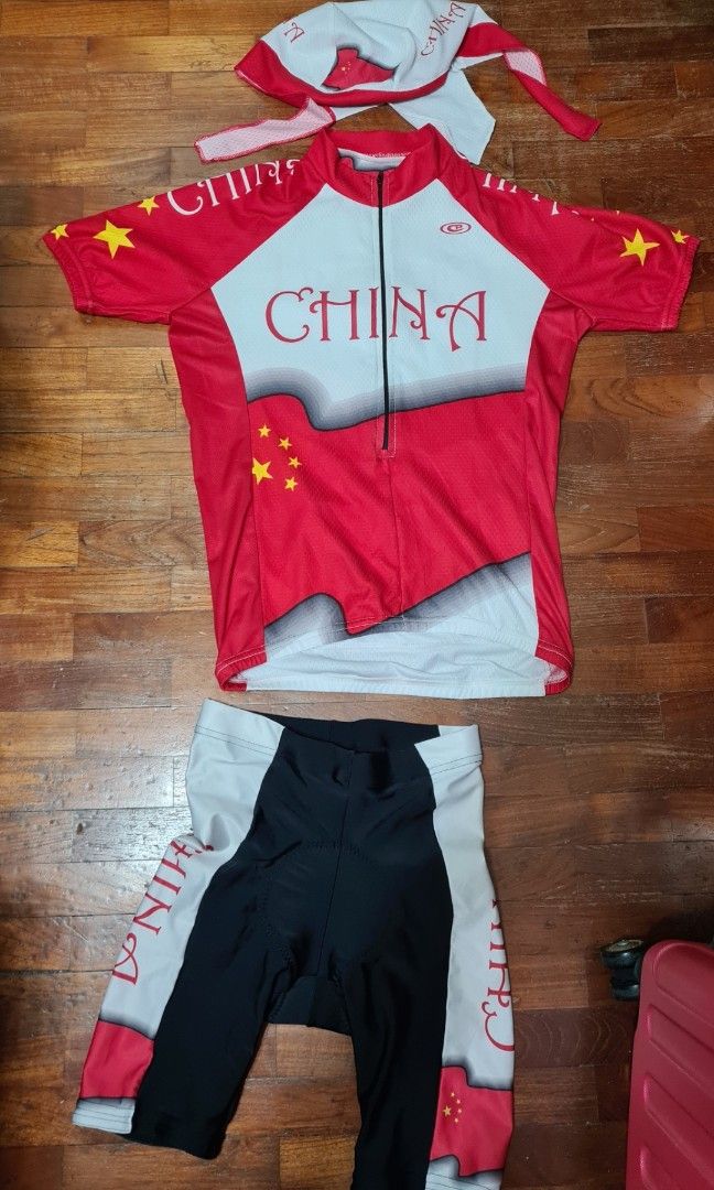 Team China Cycling Jersey Set