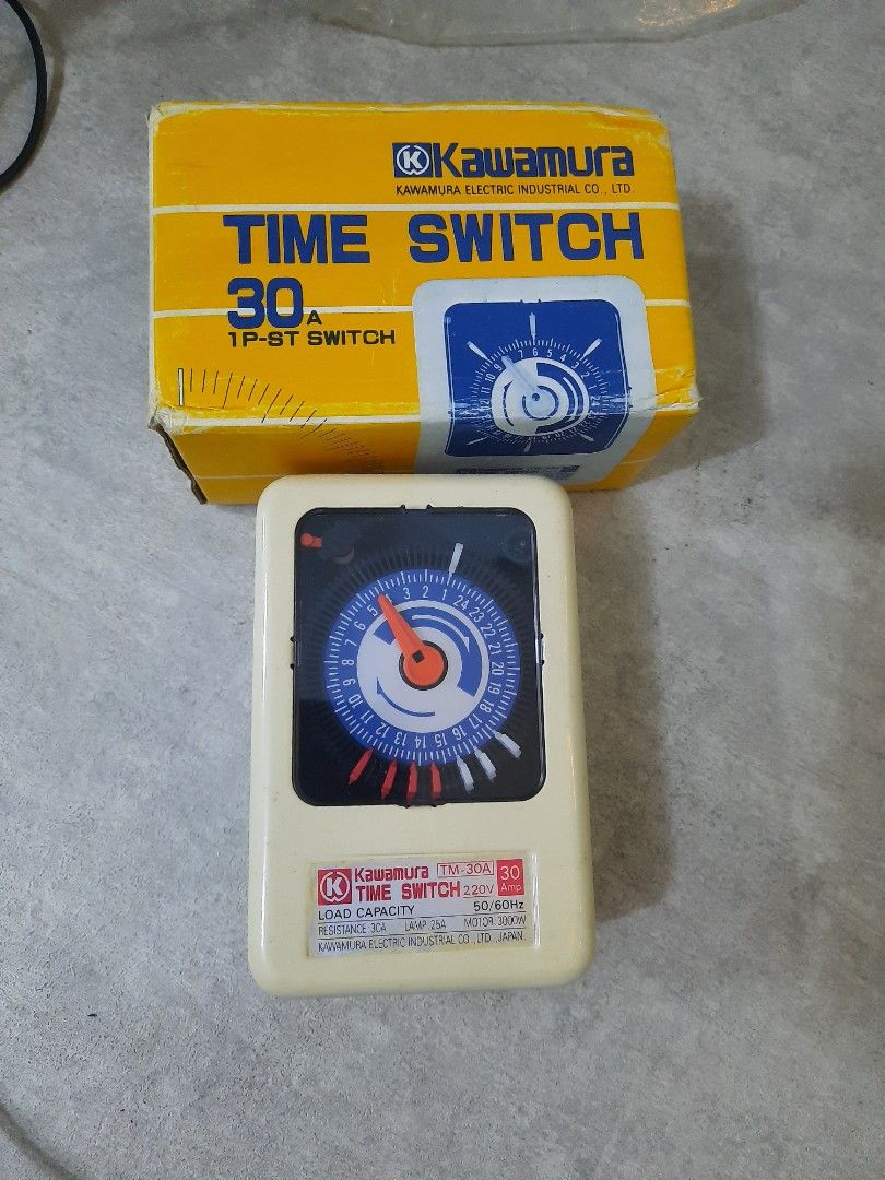 Time switch Kawamura Japan, Furniture & Home Living, Home Improvement
