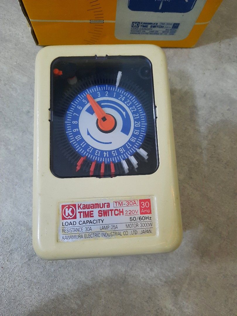 Time switch Kawamura Japan, Furniture & Home Living, Home Improvement