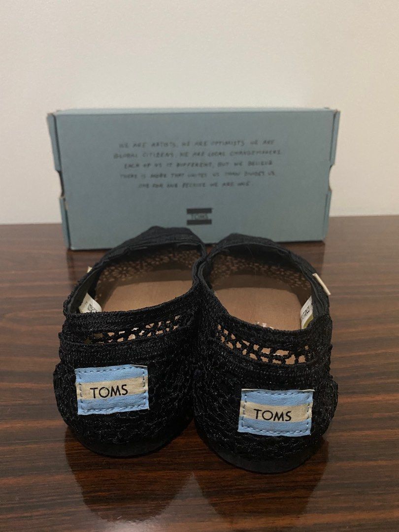 Toms moroccan crochet black cheap