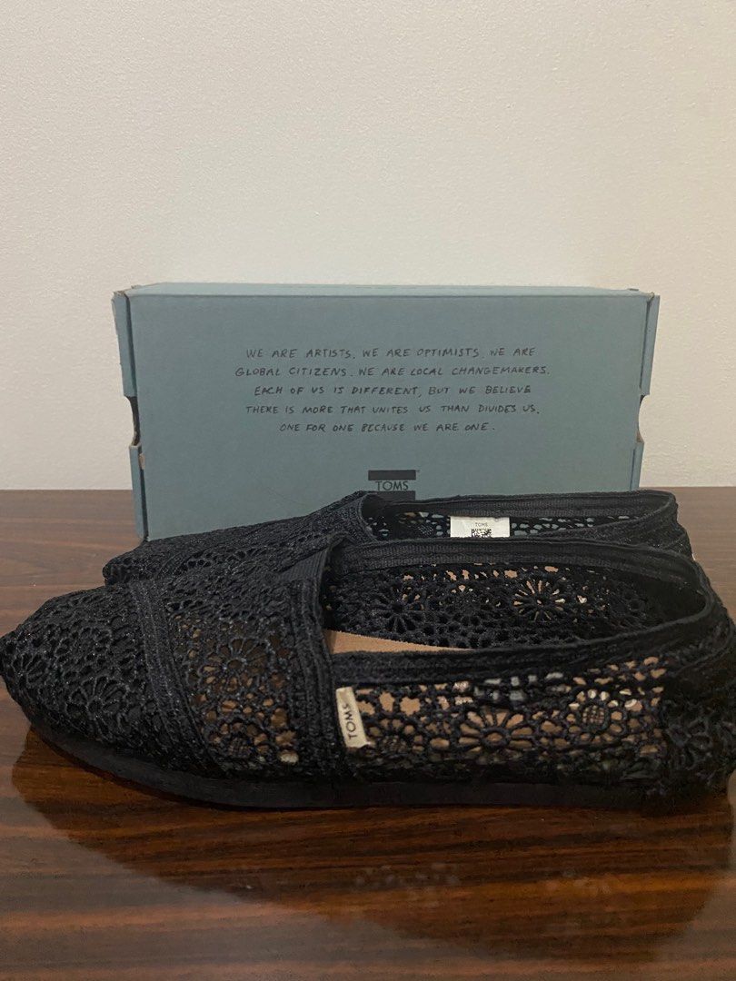 Black moroccan crochet women's classics clearance