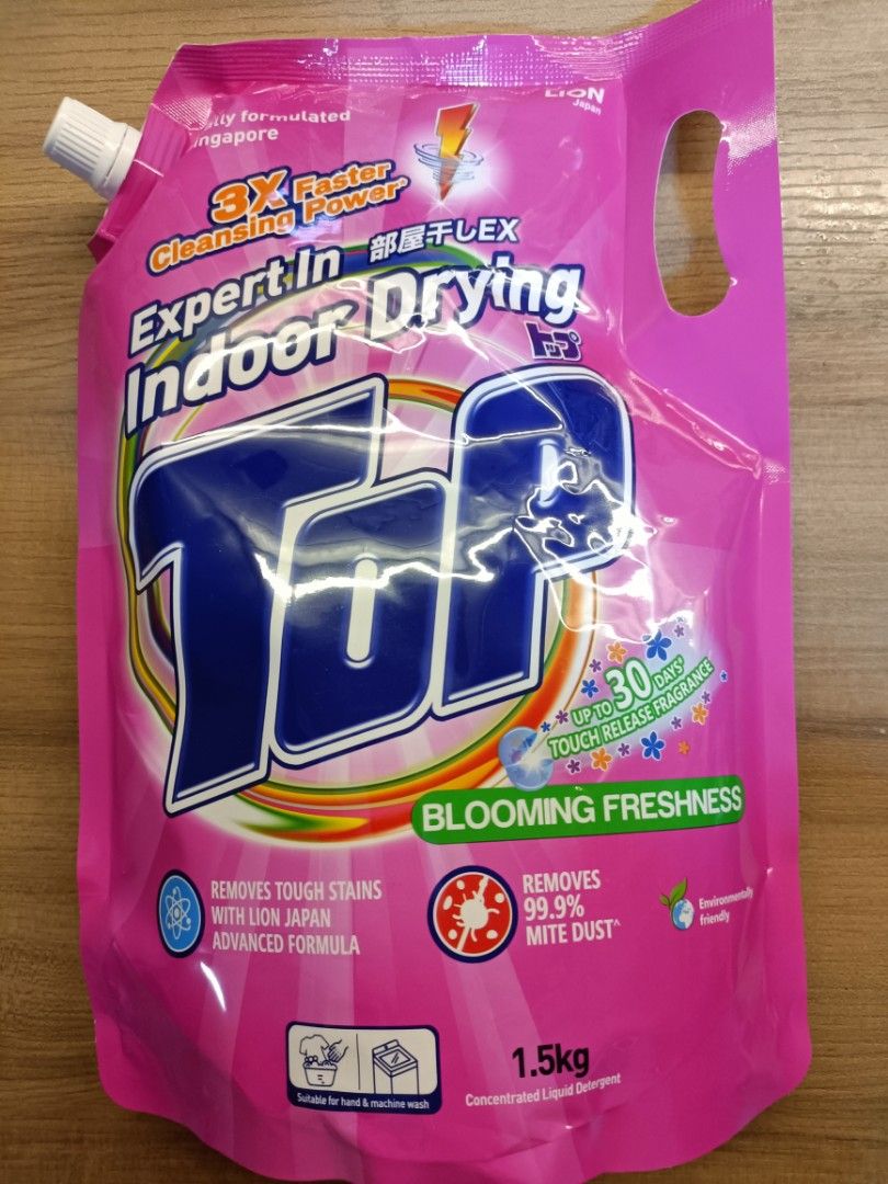 Top Detergent 1.5kg refill, Furniture & Home Living, Cleaning
