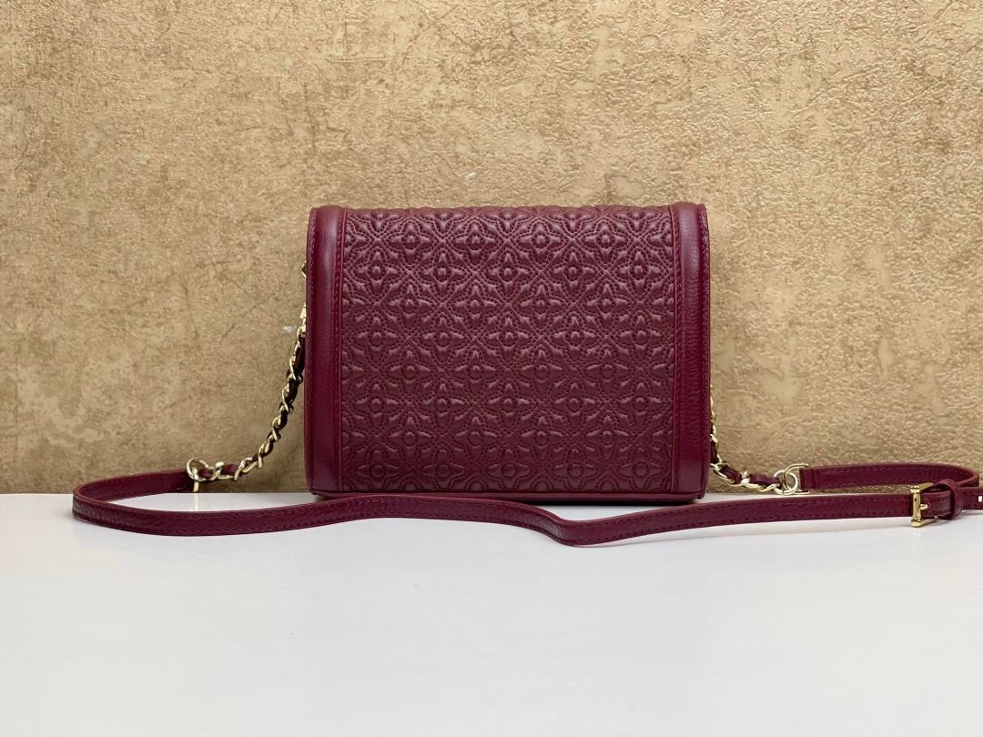 TORY BURCH QUILTED LEATHER CROSS BODY BAG
