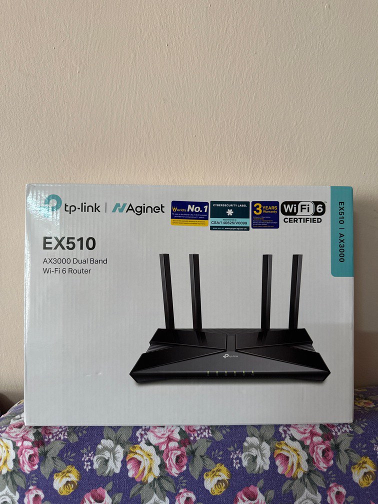 TP-Link Aginet EX510 AX3000 Dual Band Wi-Fi 6 Router, Computers & Tech ...