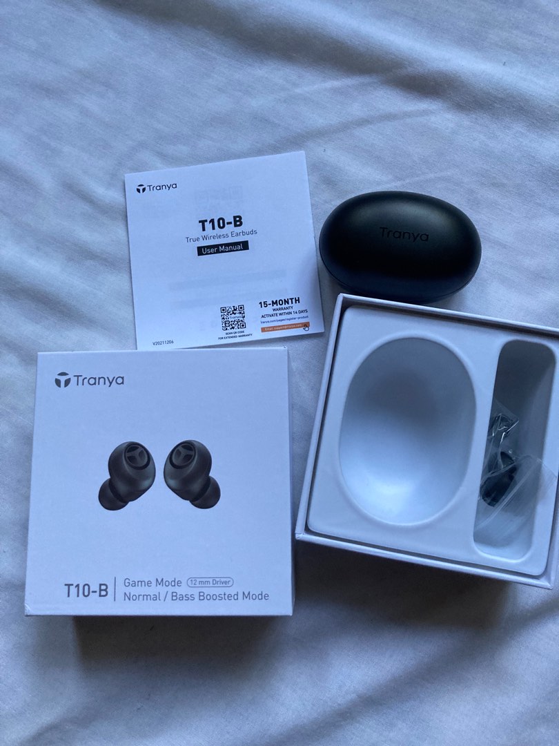 Tranya T10 B Wireless Earbuds Audio Earphones on Carousell