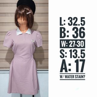 Trendy pink puff shirt dress