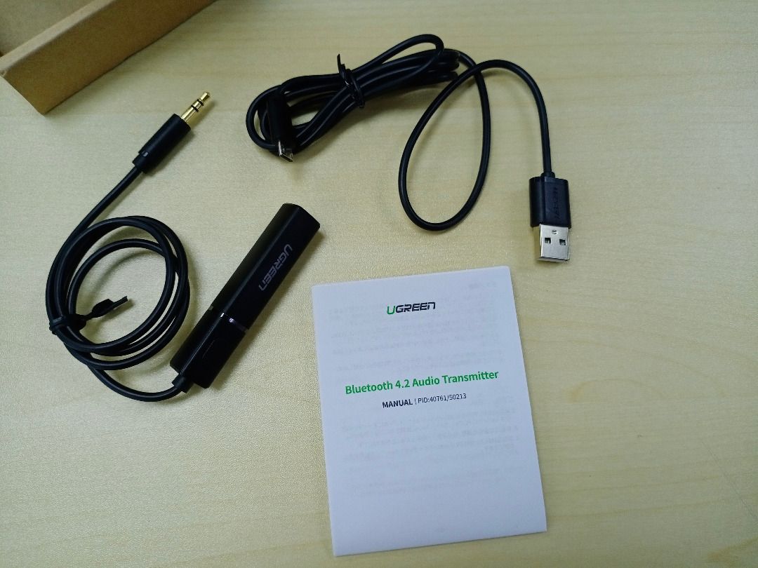 UGREEN Bluetooth 4.2 Audio Transmitter Dual Link Adapter can support 2