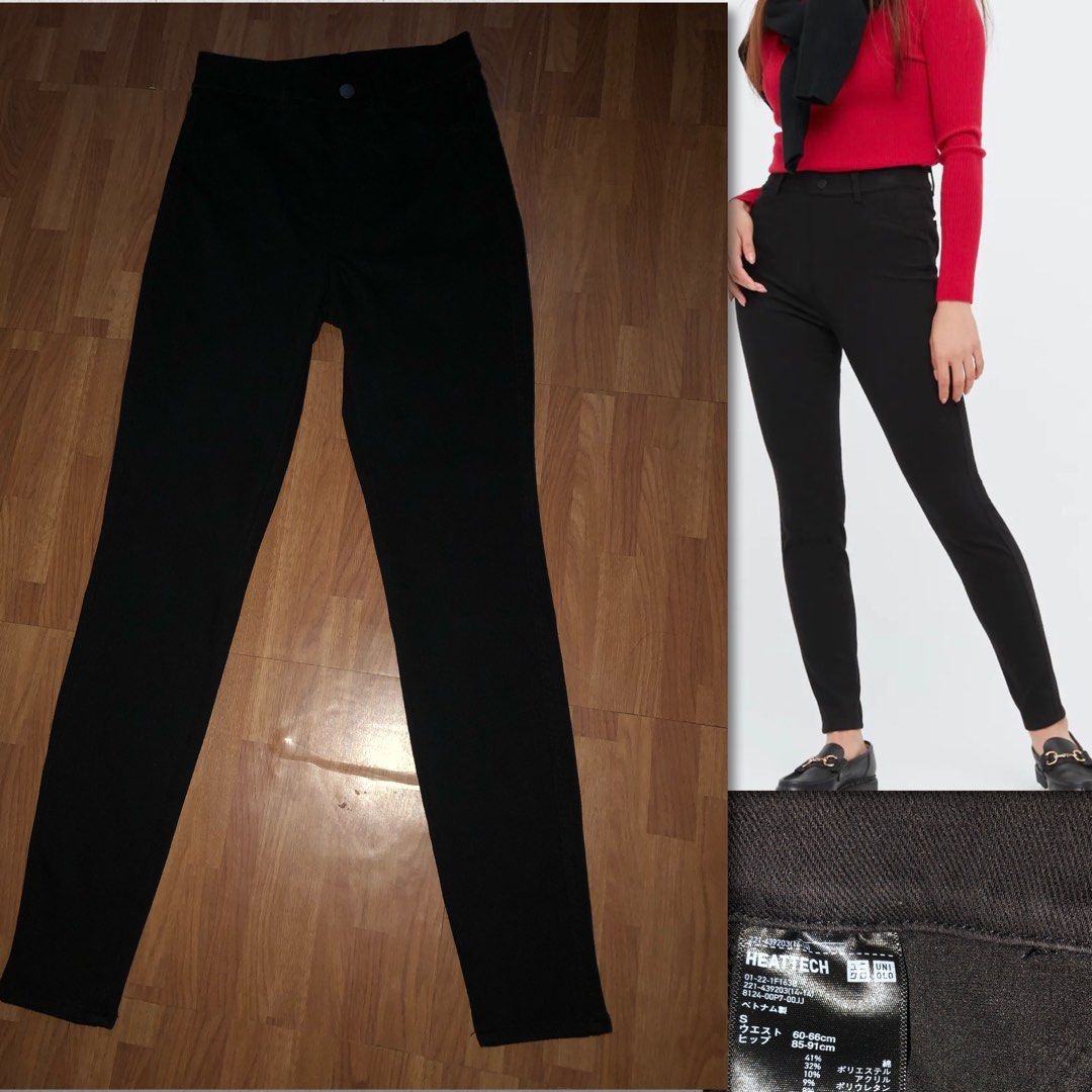 Uniqlo Heattech Ultra Stretch High rise Leggings Pants, Women's Fashion,  Bottoms, Other Bottoms on Carousell