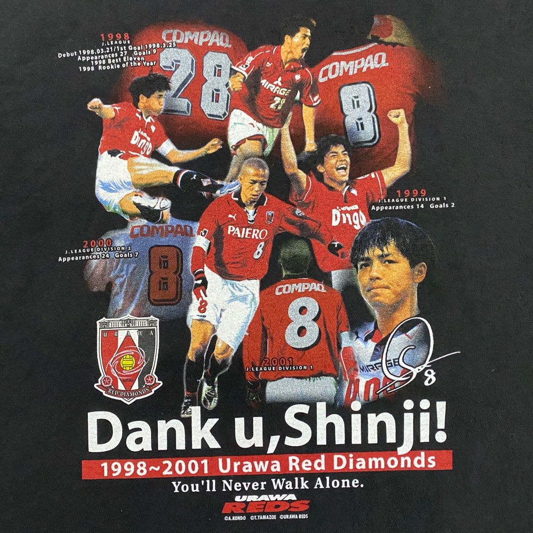 Vintage Urawa Reds Diamond Football Raptees Design