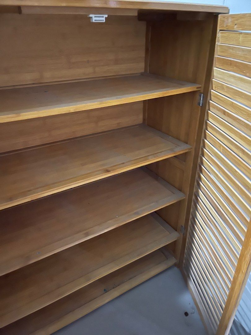 (Used) Shoe Made of Bamboo, Furniture & Home Living, Furniture