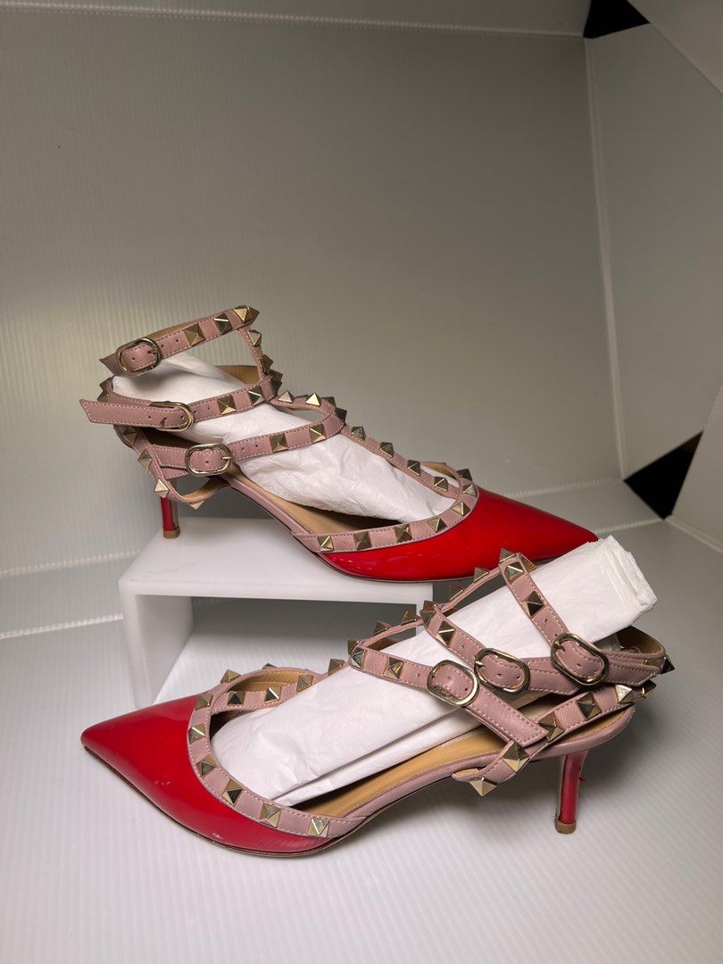 Valentino rockstud low heel discount