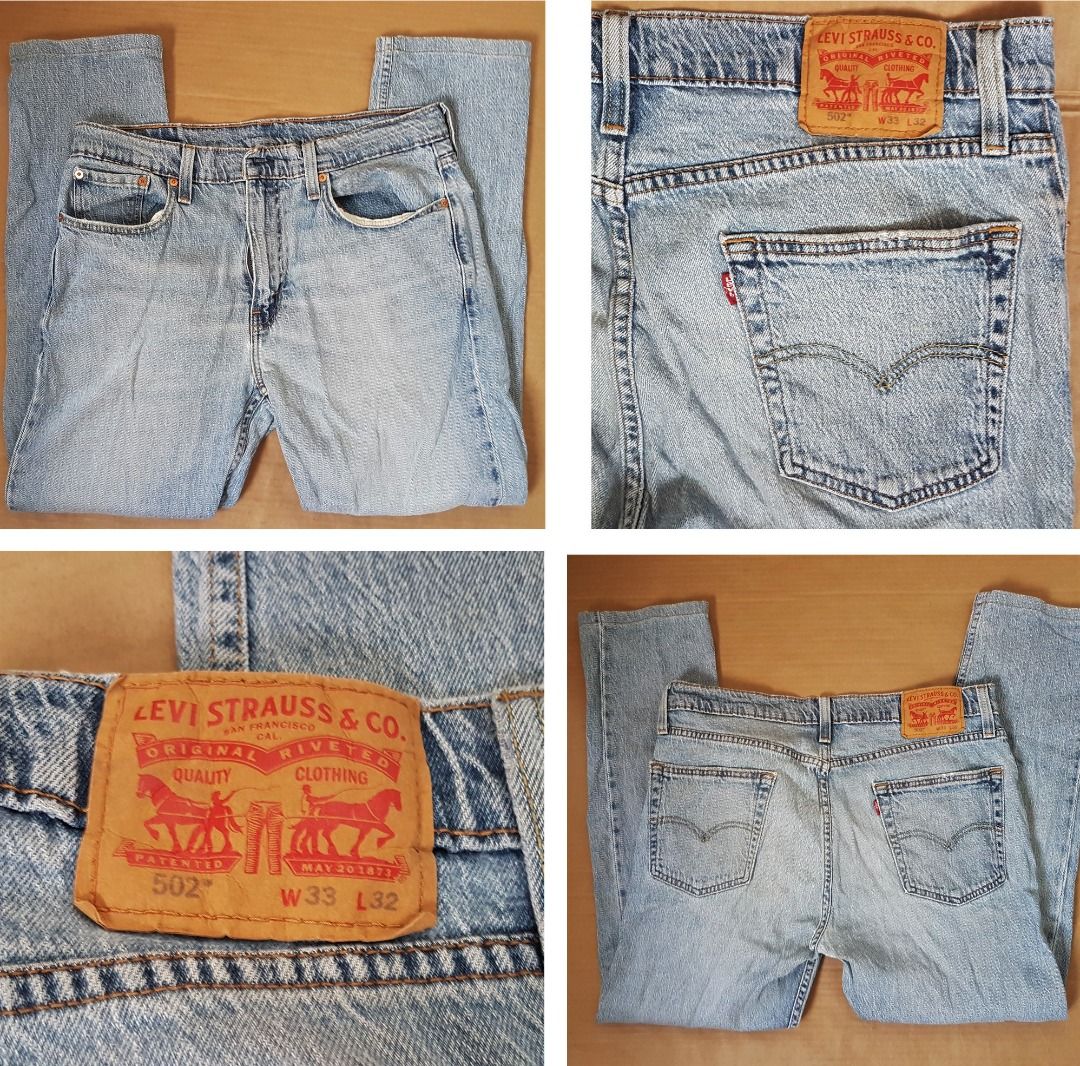 Levis 502 w33 l32 on sale