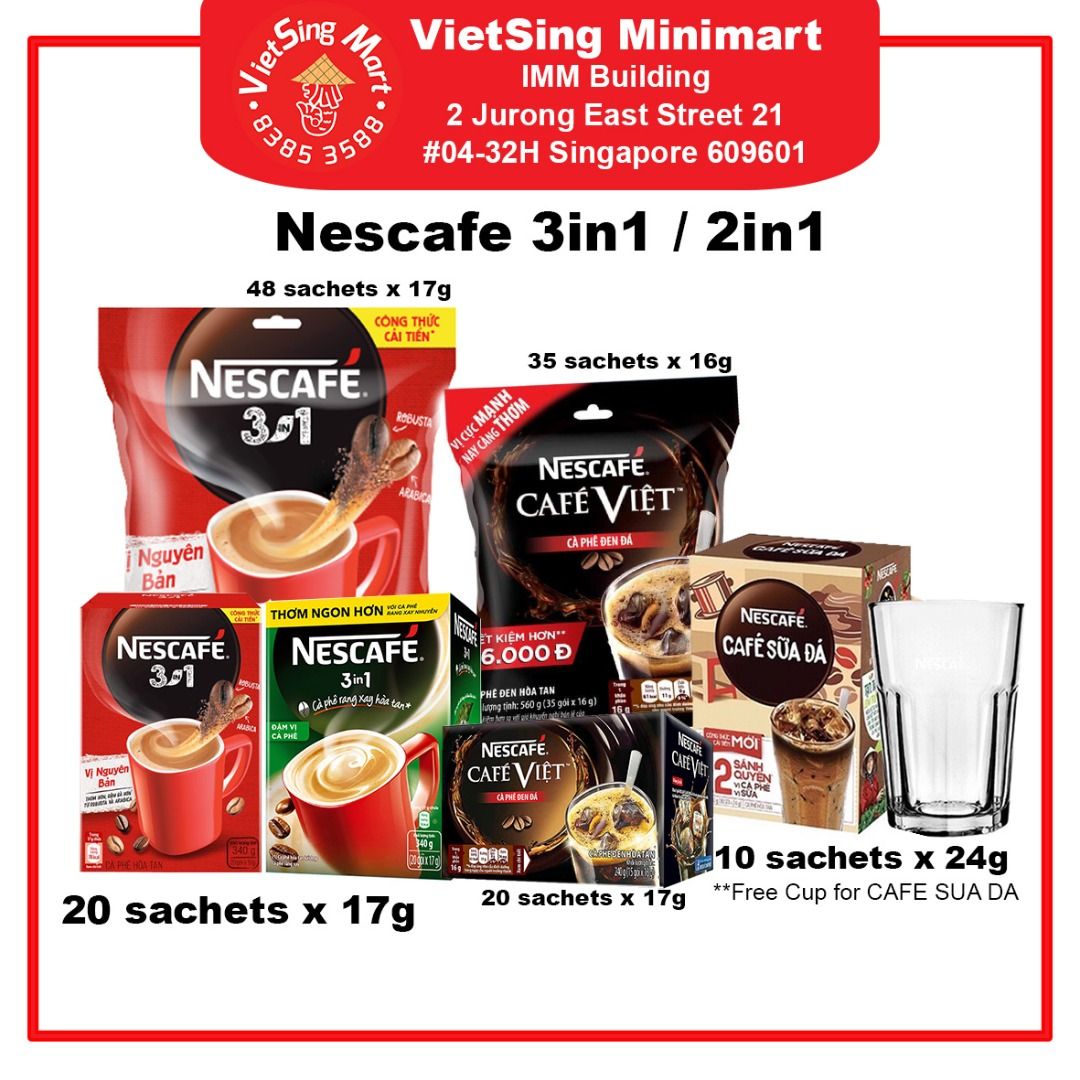 NesCafe 3in1 Instant Coffee 17G 20Sachets