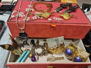 Vintage Earrings Bracelet Bangle Brooches