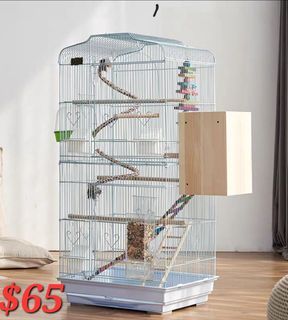 Range of WHITE Parrot Cage. White Cage Available. Wide Range of White Bird Cages available. Brand New. Do drop,me a text for more detail.,