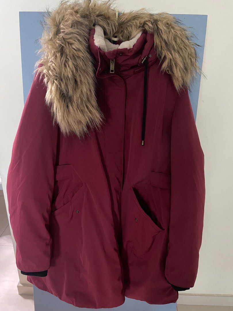 Maroon ladies coat online