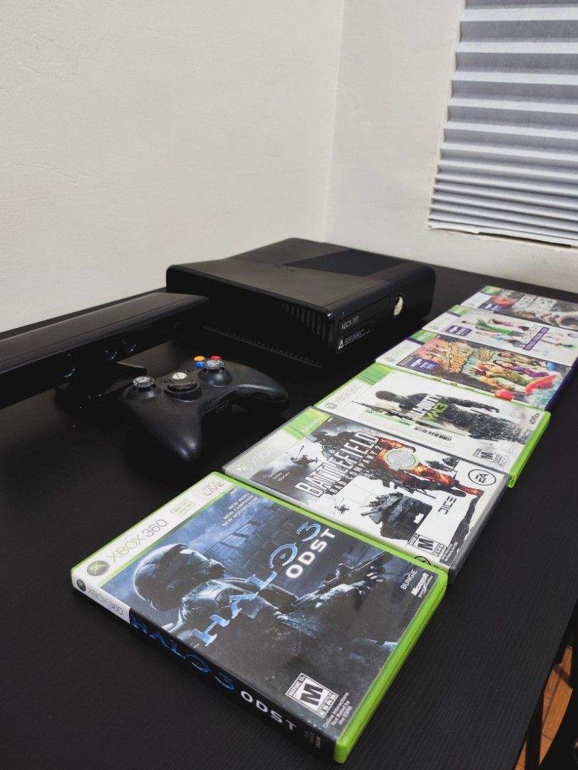 Xbox 360 Kinect 250 GB (Rarely Used) (Category: Xbox) located in Manila. Submitted by carouzel00 (Listing ID 1209436558, Image 3). Description: Hello! I am decluttering so I am selling my rarely used Xbox 360 Kinect 250 GB . I used it maybe 10 times max from the time that I got it because I was busy with work and life and I can't find time to play with it — heck, I can't even find time to sell it, hence, the late listing. The package is complete 
