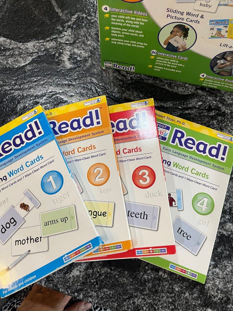 Your Baby can read! Flash cards and interactive cards, Babies & Kids