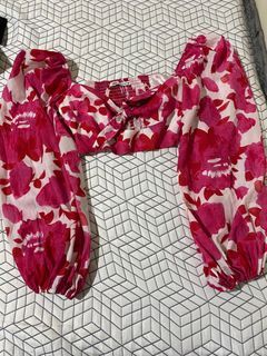 ZARA FLORAL CROP TOP