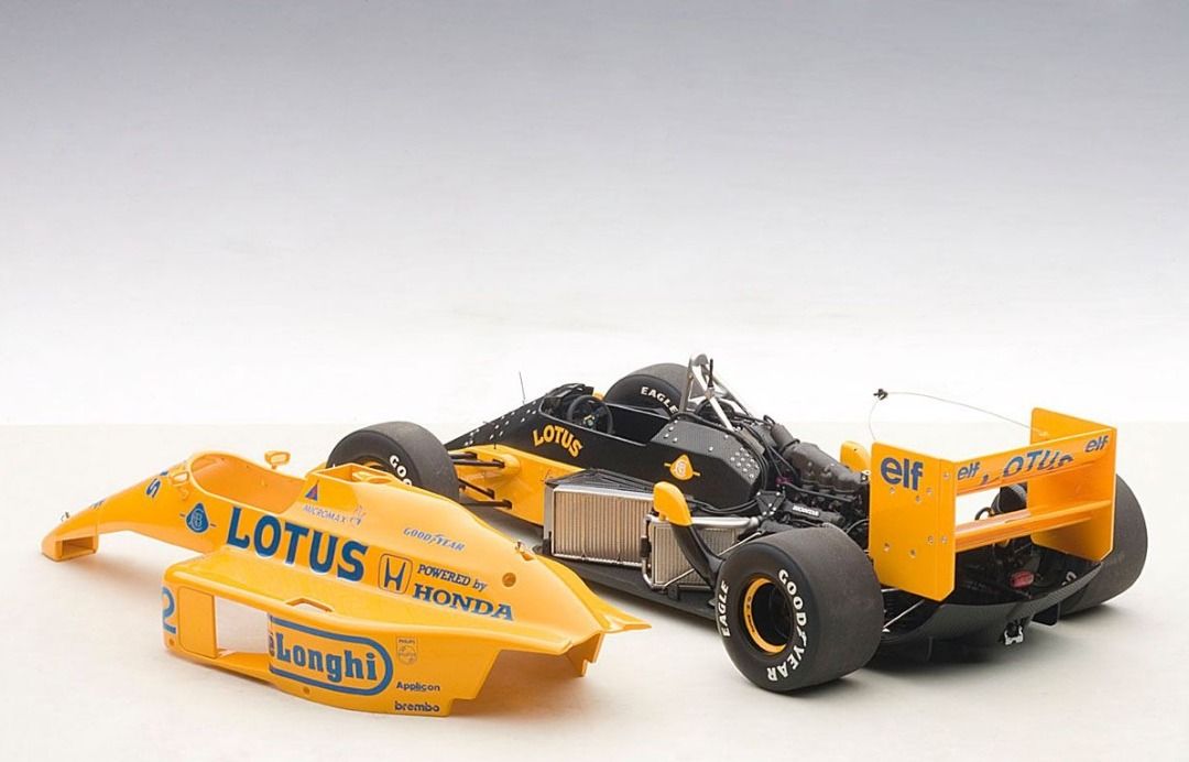 1:18 AUTOart - Ayrton Senna #12 Lotus 99T Japanese GP 1987, Hobbies
