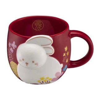 星巴克新春兔年馬克杯全新12oz