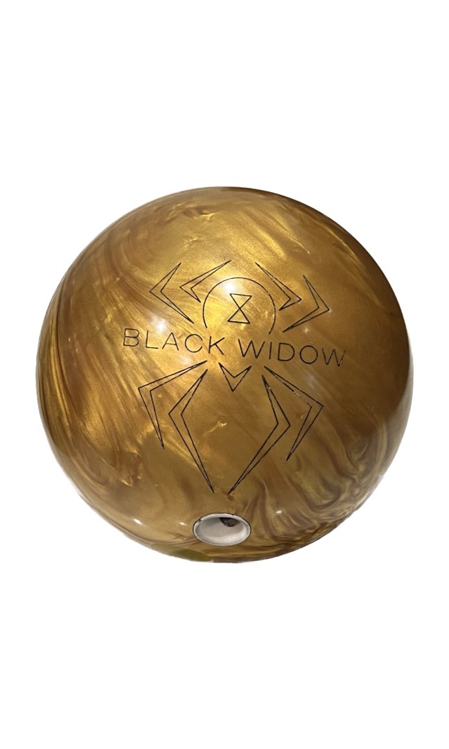13lb Black Widow Gold Bowling Ball, Sports Equipment, Sports & Games