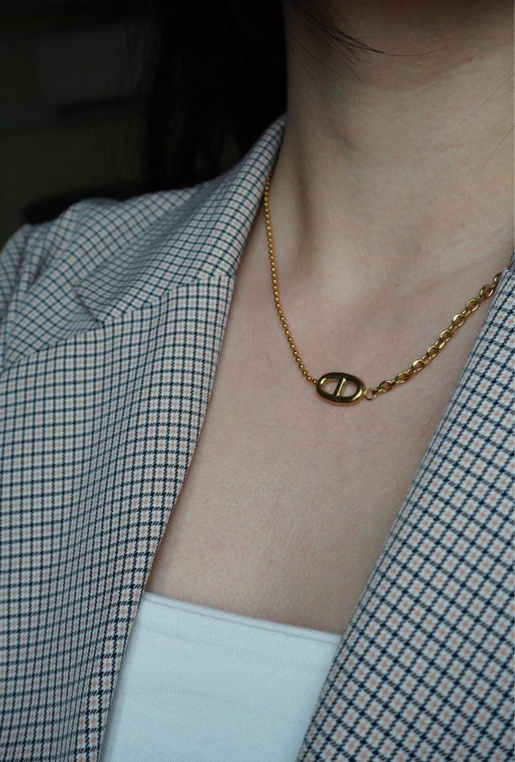 Gold plated discount stainless steel chain