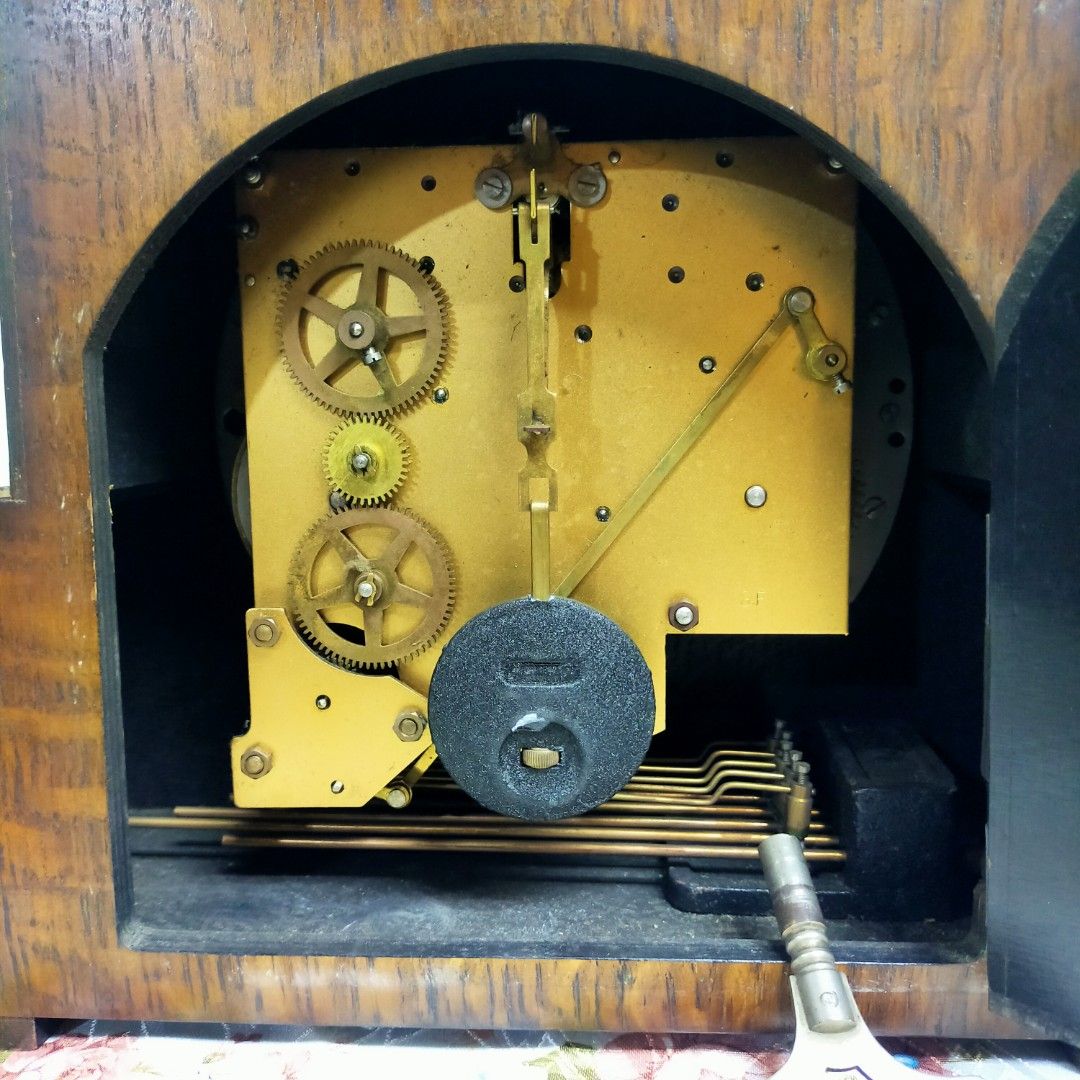 1930s SMITHS Enfield Westminster Mantel Clock, Furniture & Home Living