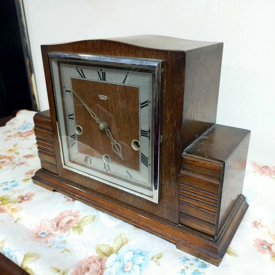 1930s SMITHS Enfield Westminster Mantel Clock, Furniture & Home Living
