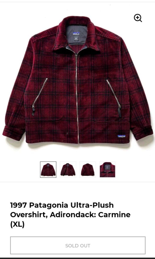 1997 Patagonia Ultra Plush Overshirt Adirondack