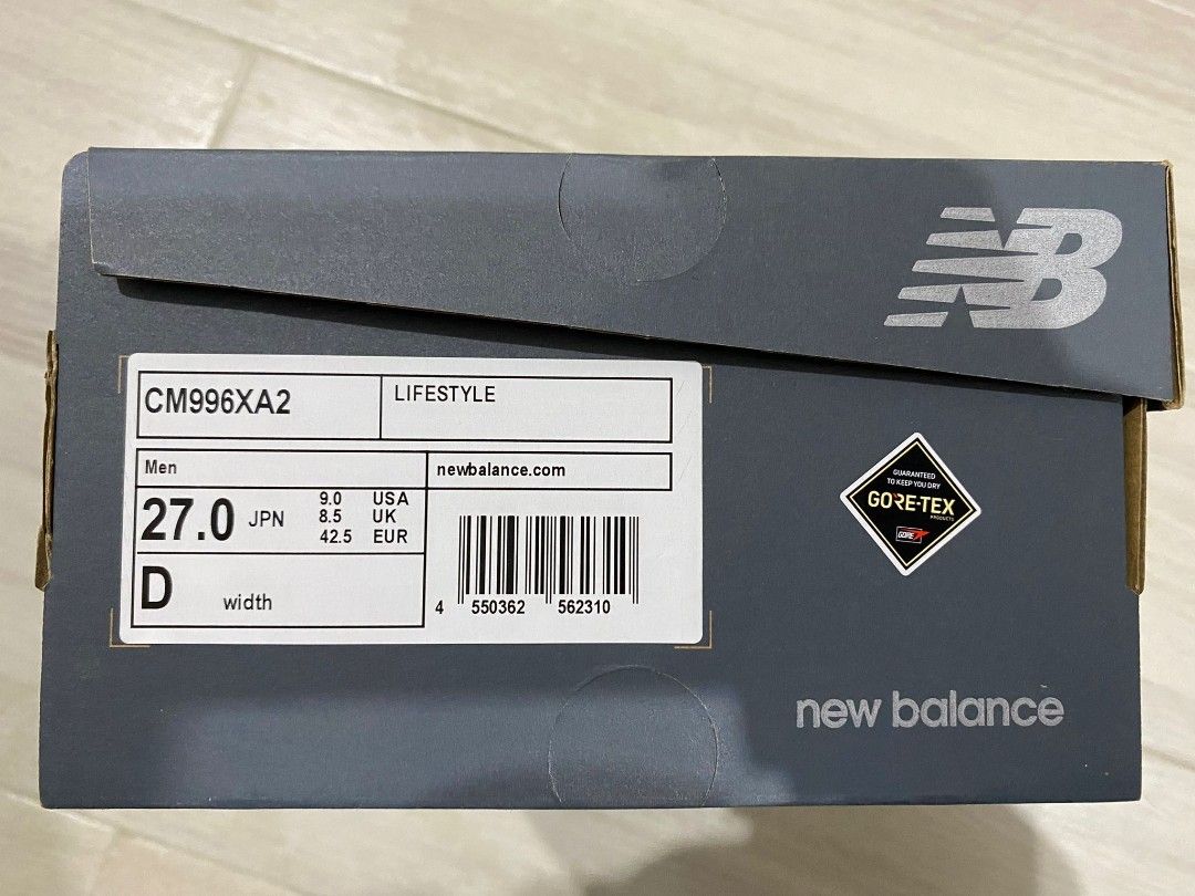 只有1對!) New Balance CM996 GORE-TEX 防水款, 男裝, 鞋, 波鞋- Carousell