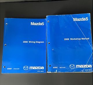 2008 Mazda 5 Workshop Manual & Wiring Diagram  Automotive Repair Book