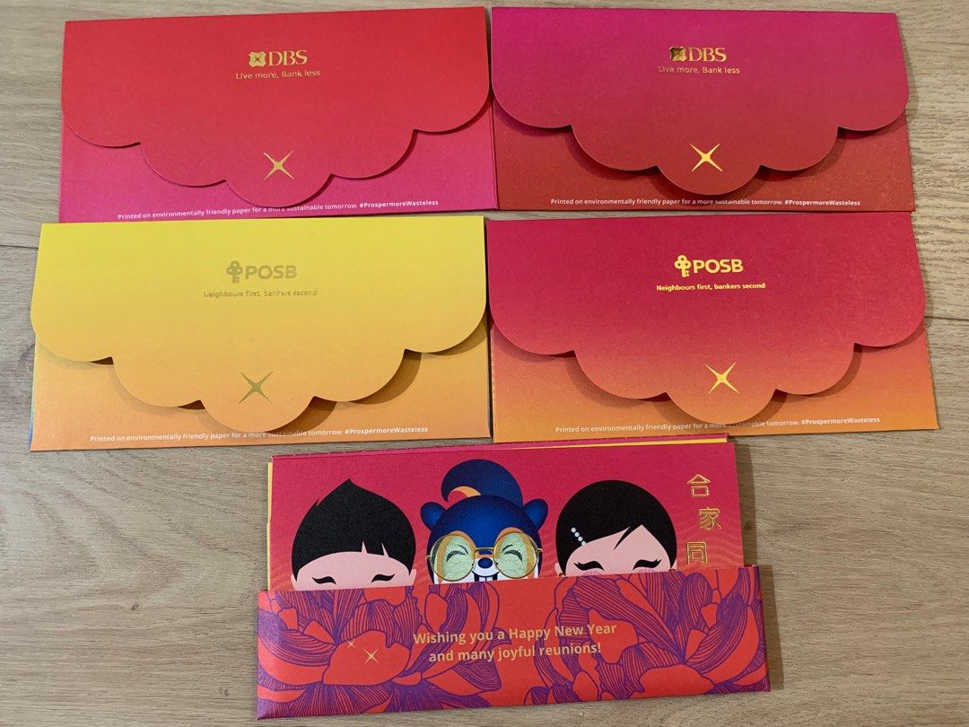 2023 DBS x POSB CNY Angpow red packet, Hobbies & Toys, Memorabilia ...