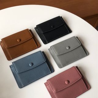 最美的信封短夾錢包  (粉紅、藕、棕、黑、藍、灰)