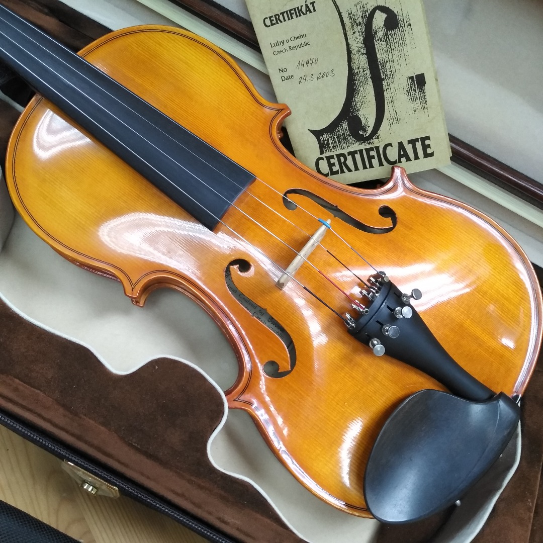 チェコ製 KAWAI バイオリン 4/4 弓 ケース 美品セット-