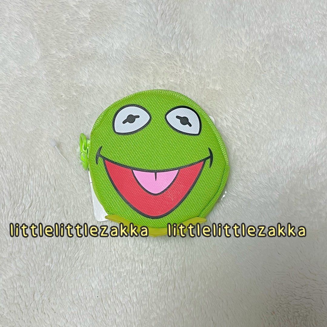 日本🇯🇵 Kermit the frog meme 青蛙coins bag 散紙包, 女裝, 手袋及銀包, 長銀包- Carousell