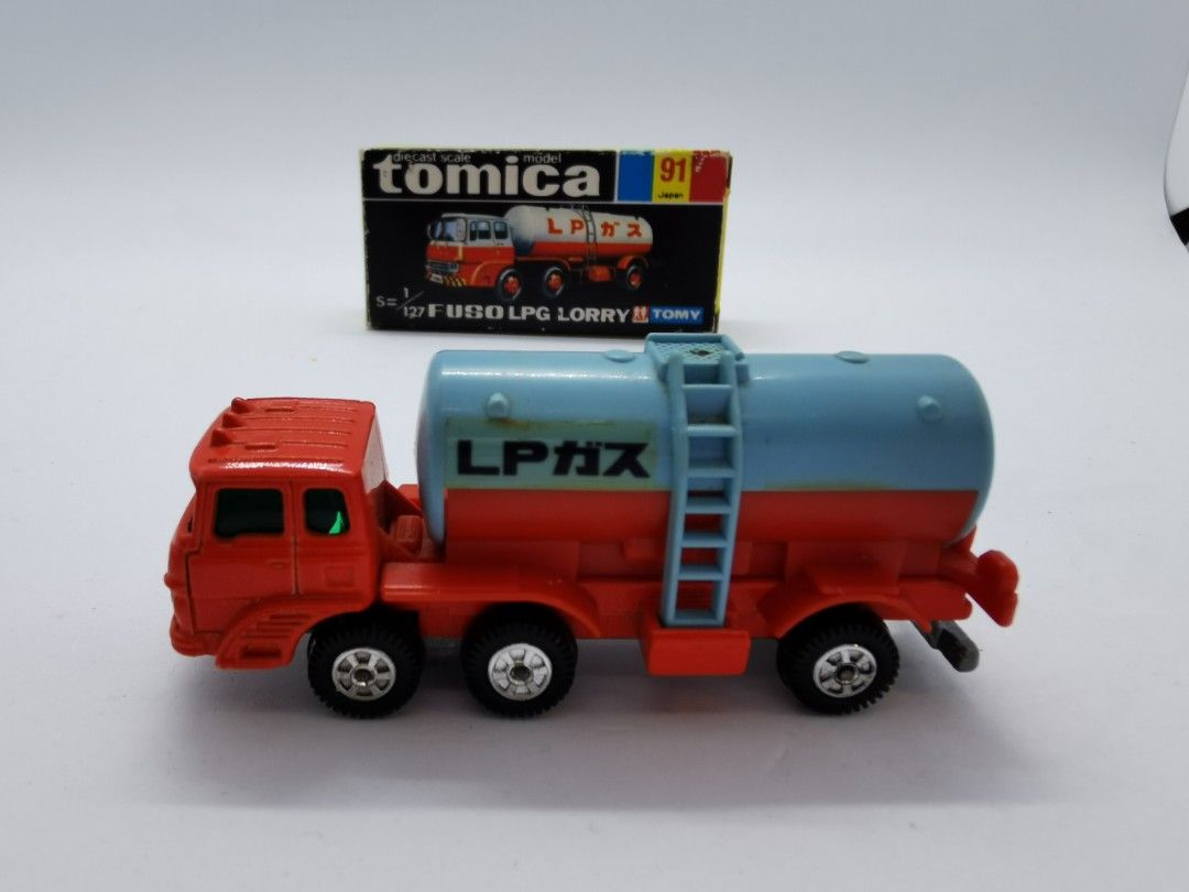 トミカ黒箱NO.91 FUSO LPGローリー トミカ ふそう LPGローリー No.91-1