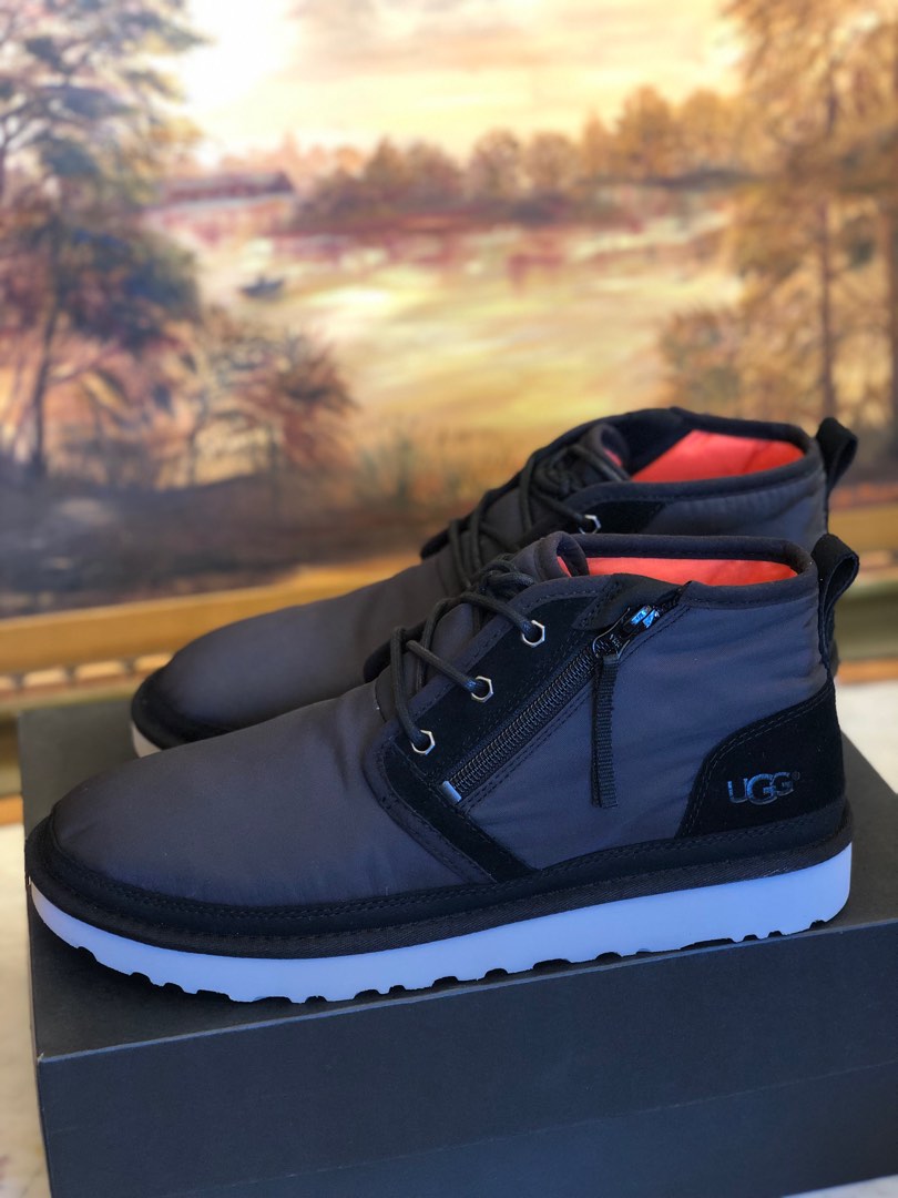 UGG Men Neumel Zip MLT Boot Black US 12